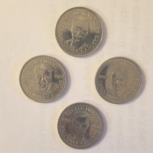 '93-'94 Vancouver Canucks Team coin collection coins